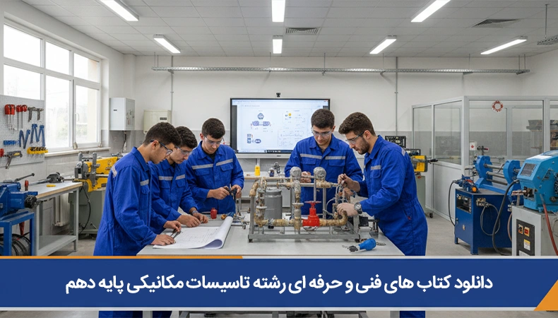 کتاب های فنی و حرفه ای رشته تاسیسات مکانیکی پایه دهم