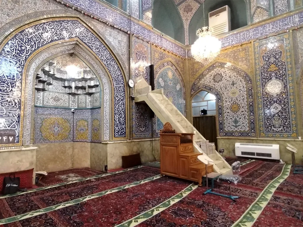 مشاوره و طراحی تاسیسات حرارتی و برودتی اماکن تاریخی, مسجد شاه بازار تهران , مسجد امام خمینی بازار تهران