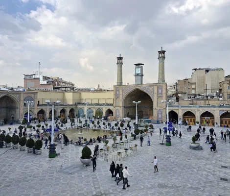مشاوره و طراحی تاسیسات حرارتی و برودتی اماکن تاریخی, مسجد شاه بازار تهران , مسجد امام خمینی بازار تهران