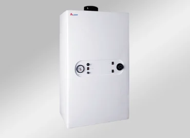 پکیج دیگ فولادی دیواری 30kw مخزن دار آنالوگ آلزان مدل SGM30F